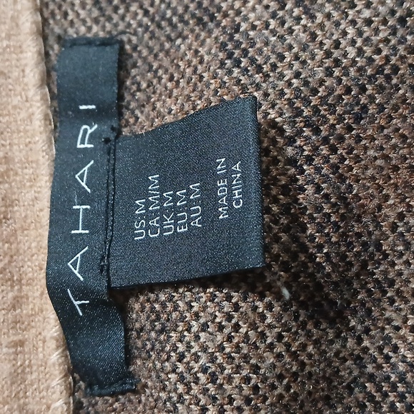 Tahari Women's Animal Print Sweater Long Sleeve Size Medium Mob Wives Estetic - Picture 7 of 8